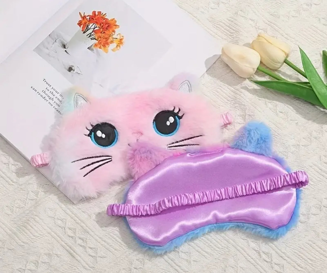 Maska e syve “Plushies Eye Mask” Maska për sytë e fjetur për fëmijë