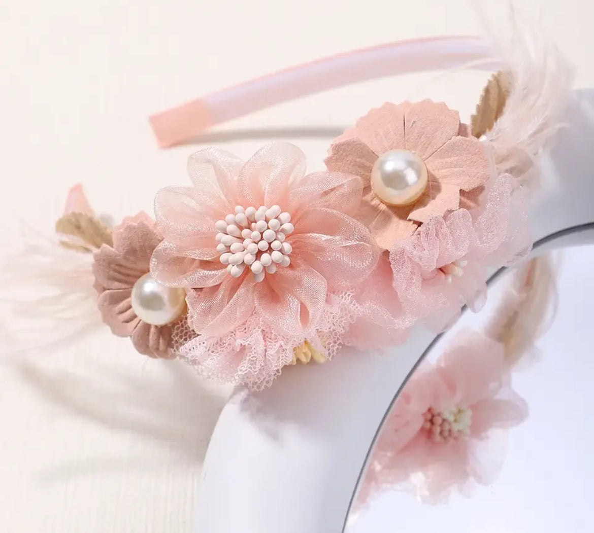 1 Piece “Flower Crown” Headband Hair Accessories