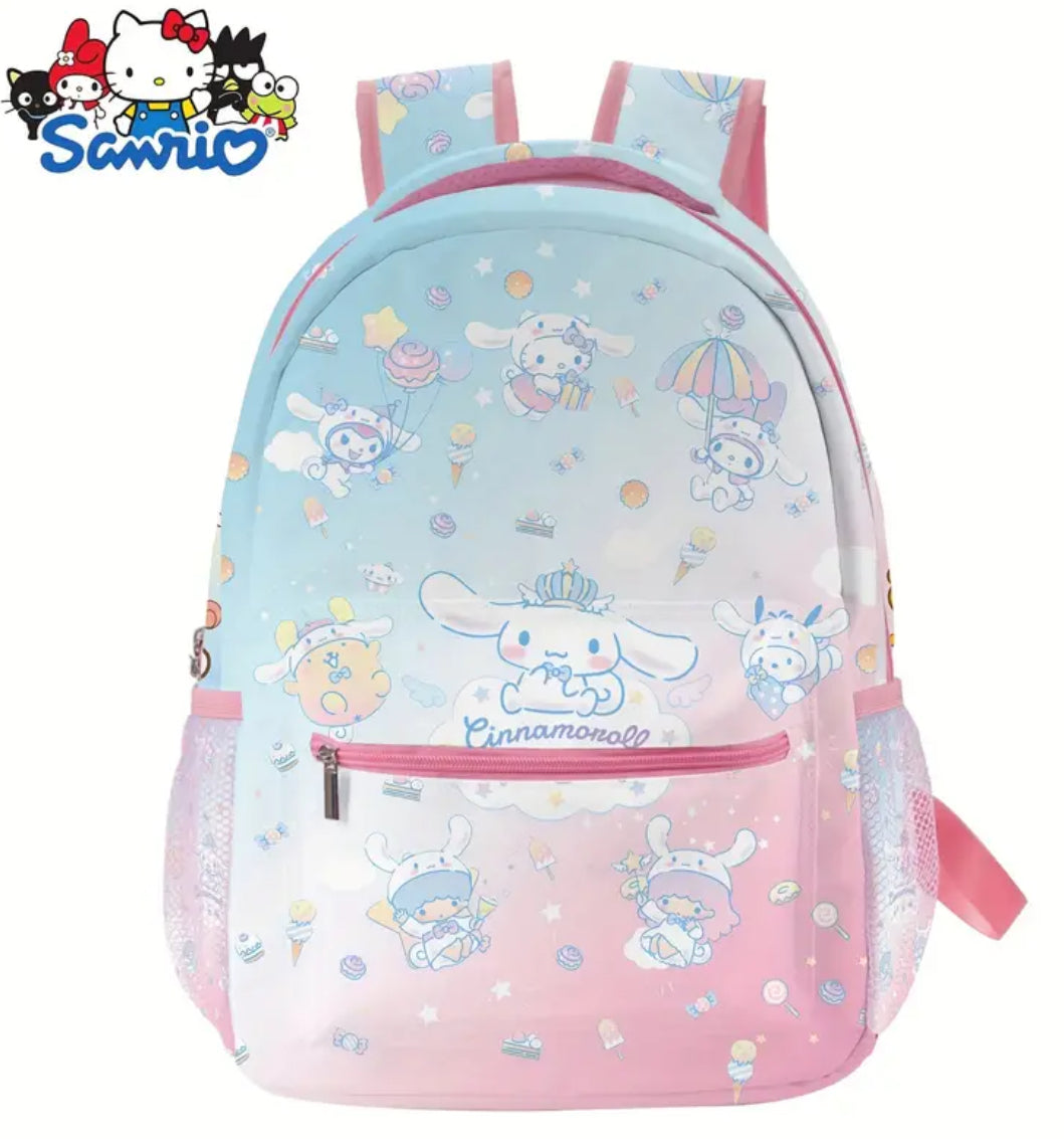 🩵 Mochilas Kawaii Cinnamoroll de Sanrio, ligeras