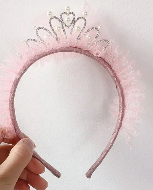 “Royal Birthday Crown” Flower Princess Headband