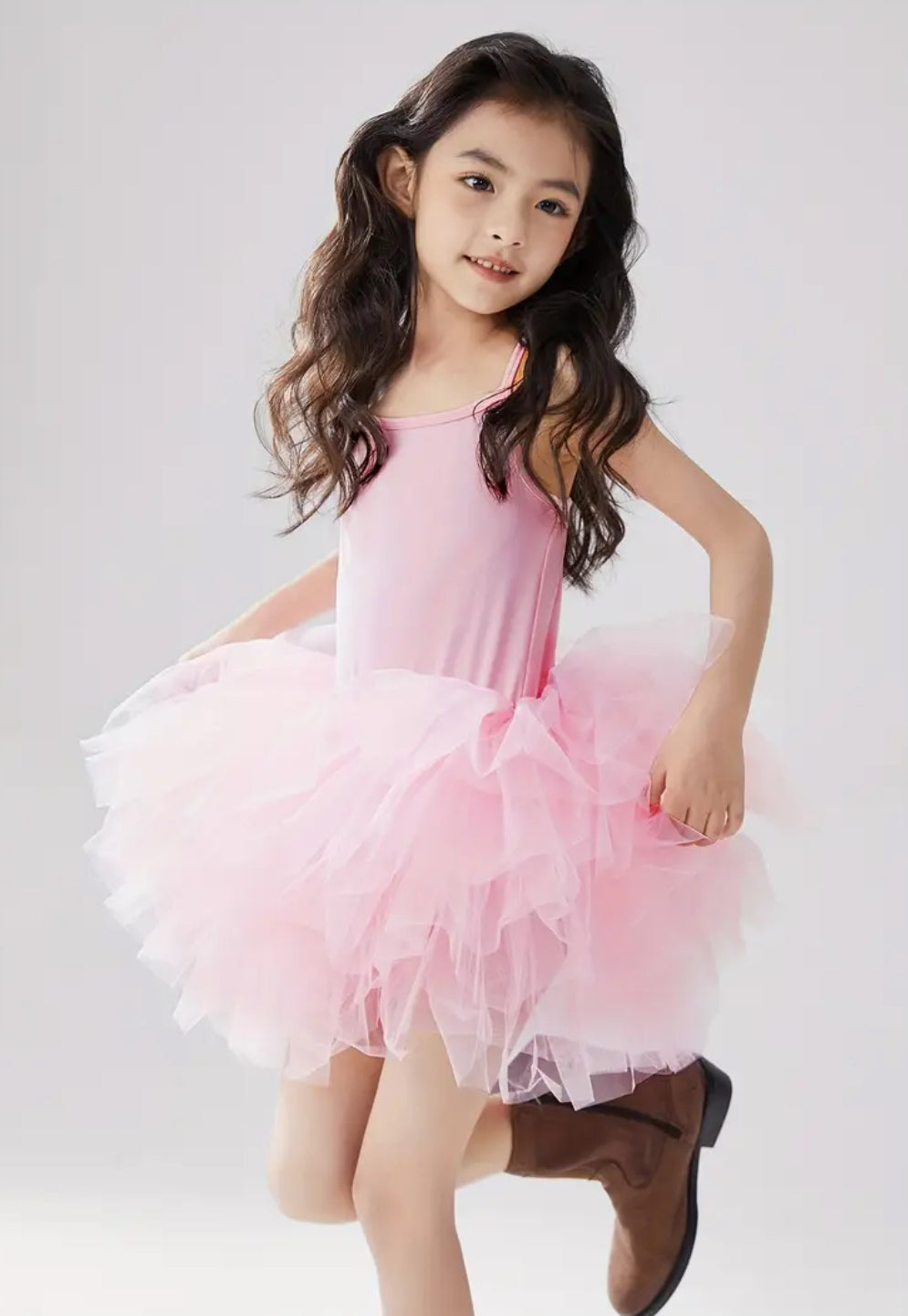 Girls Whimsical Tutu Ballet Dress 🦩