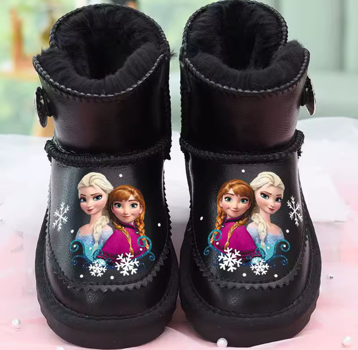 🖤 Princess Winter Boots Plush, Warm & Waterproof