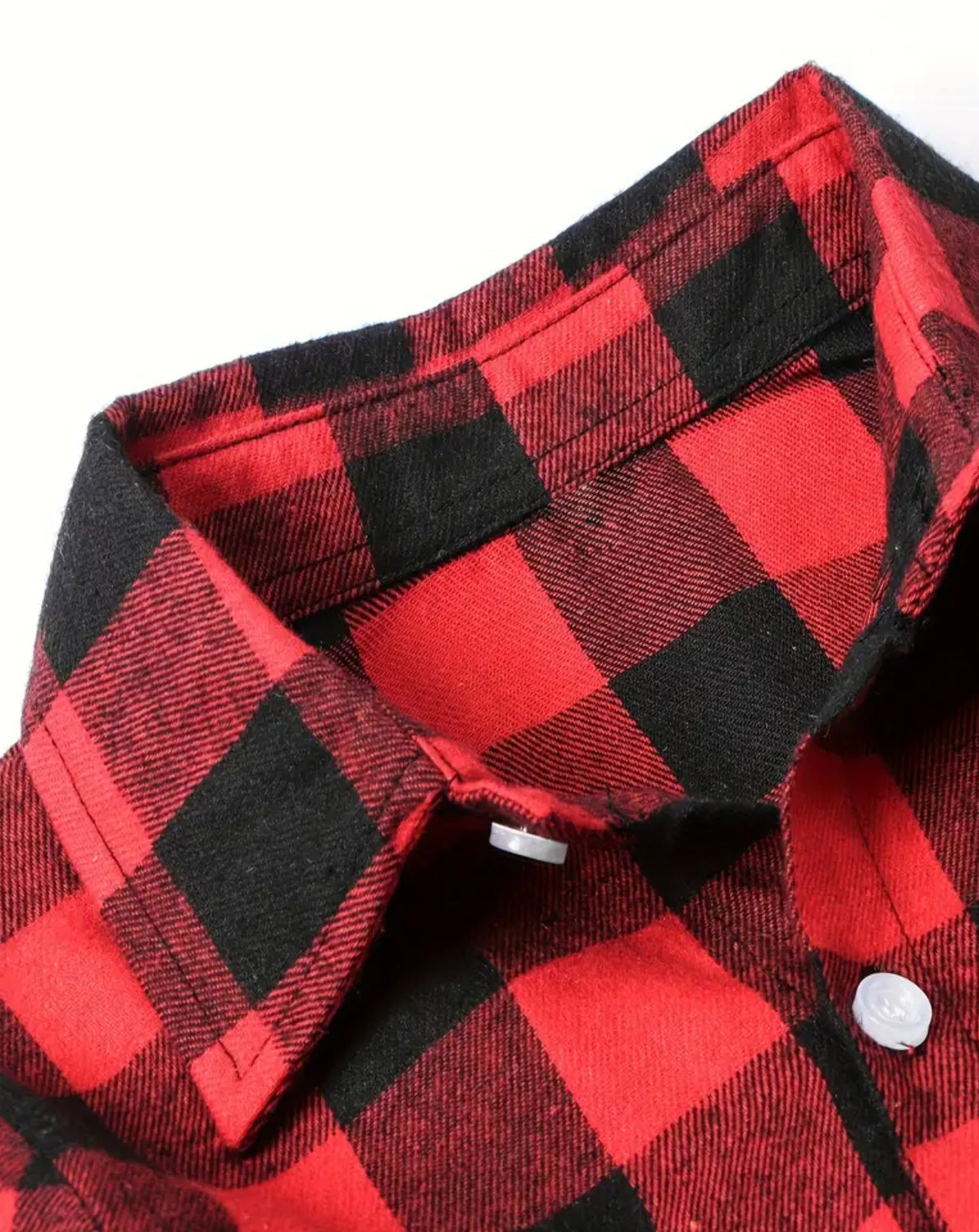 Checkered Pattern, Pocket, Men's Casual Long Sleeved Shirt, With A Collar Design