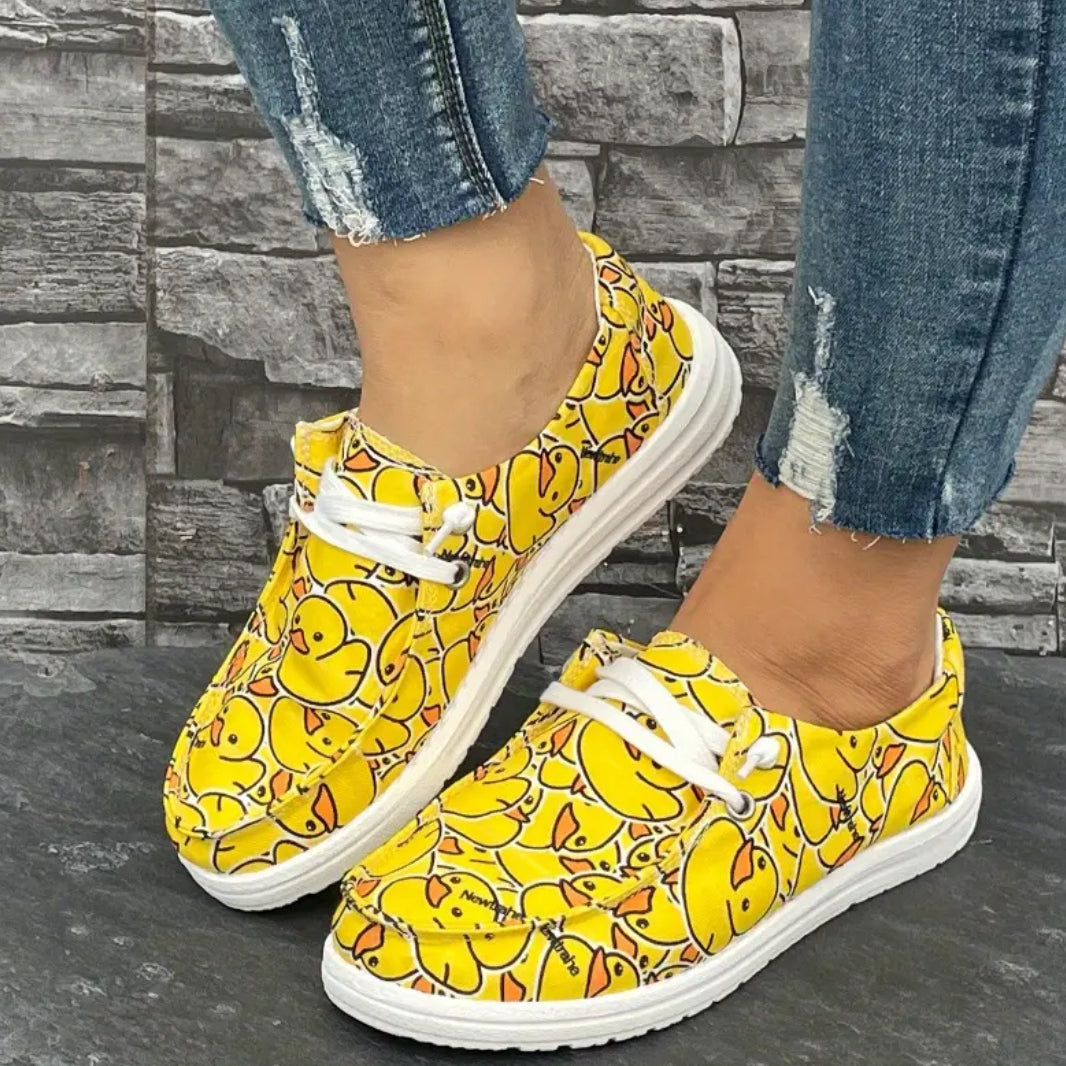 “You Got Ducked” High-quality canvas women's shoes