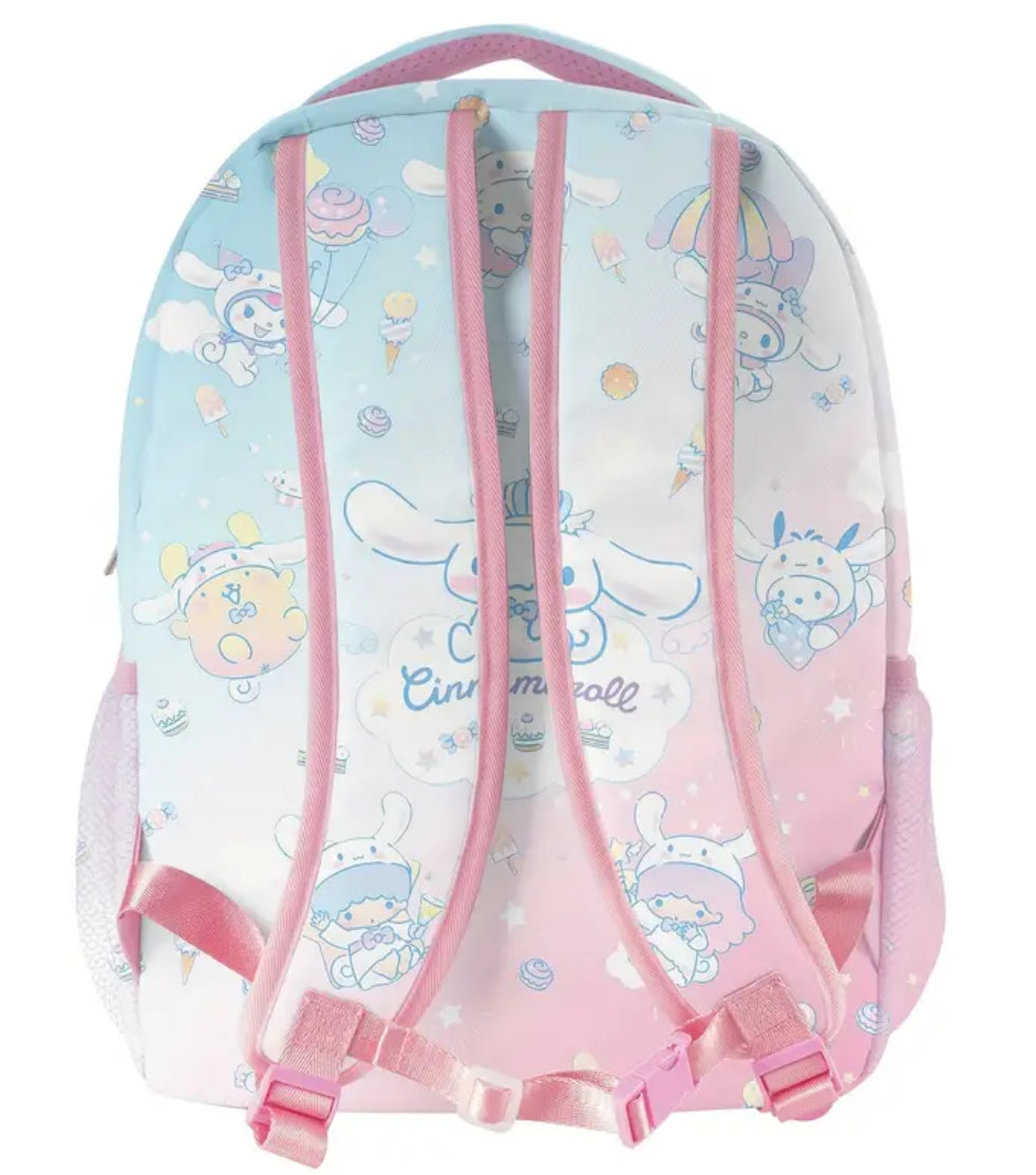 🩵 Mochilas Kawaii Cinnamoroll de Sanrio, ligeras