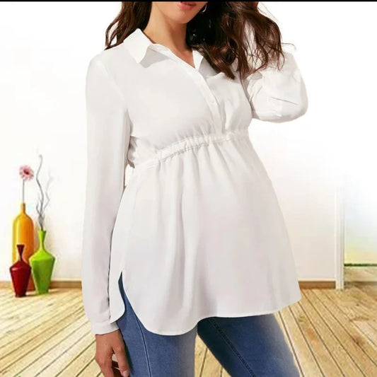 Maternity, Long Sleeve, Fashion Top