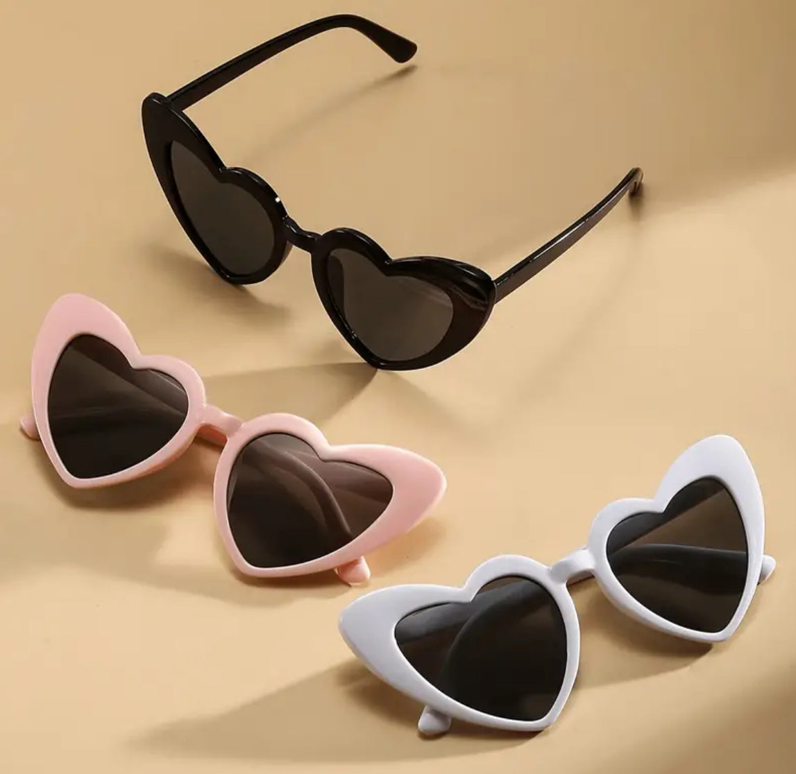 Gafas con forma de “corazón de amor” de moda, gafas de moda para niñas