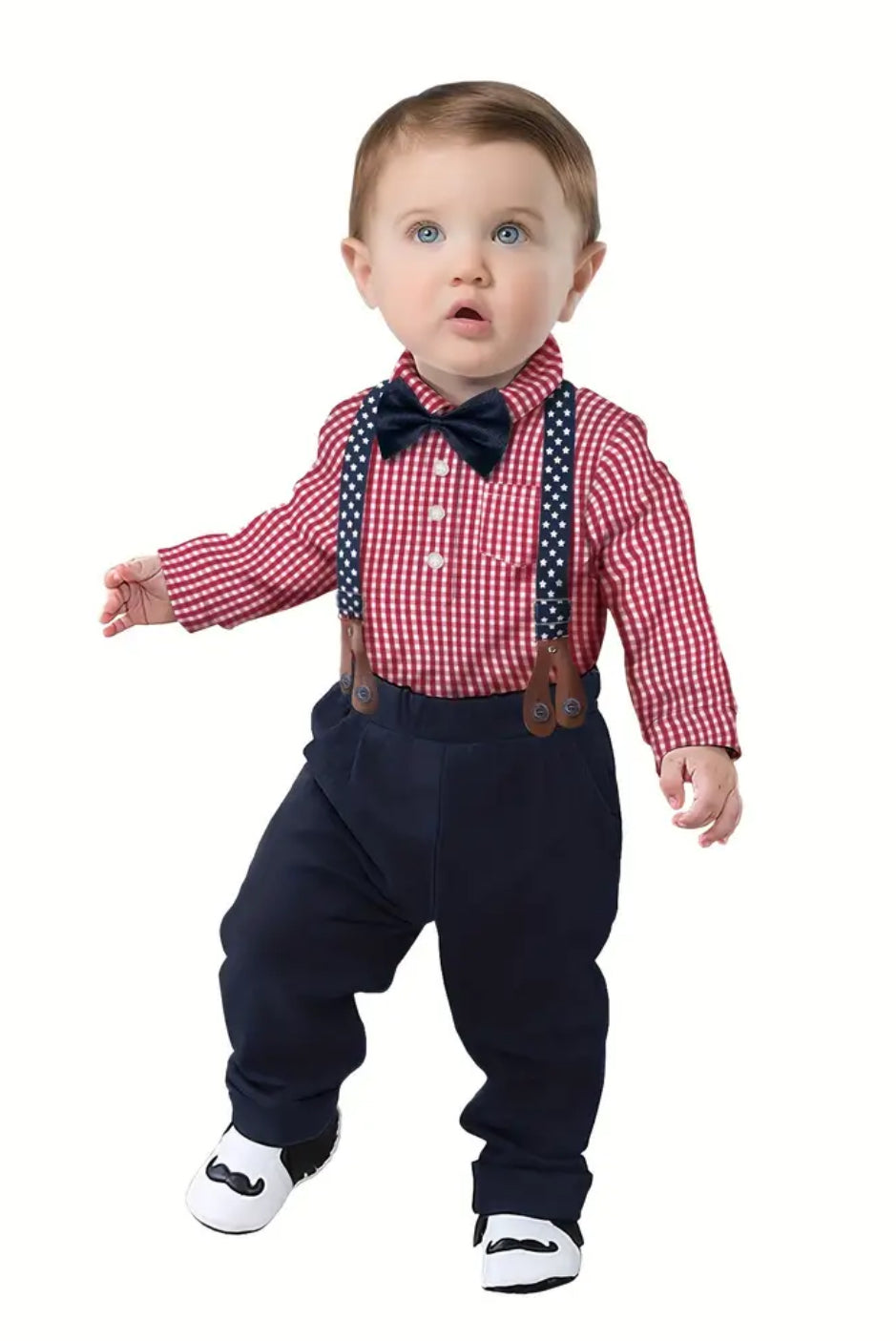 4pcs, Boys Formal Gentleman Outfits