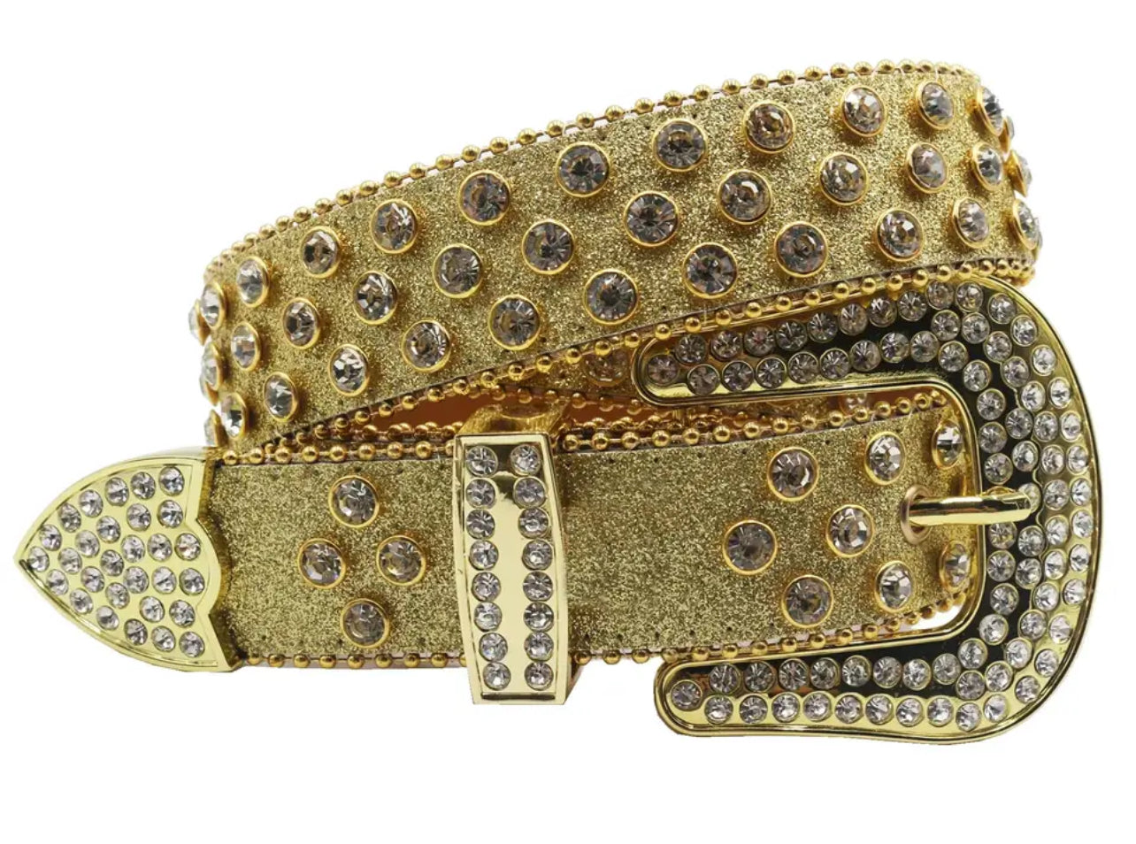 Hot Rhinestone Studded Belts Studded Leather Belts