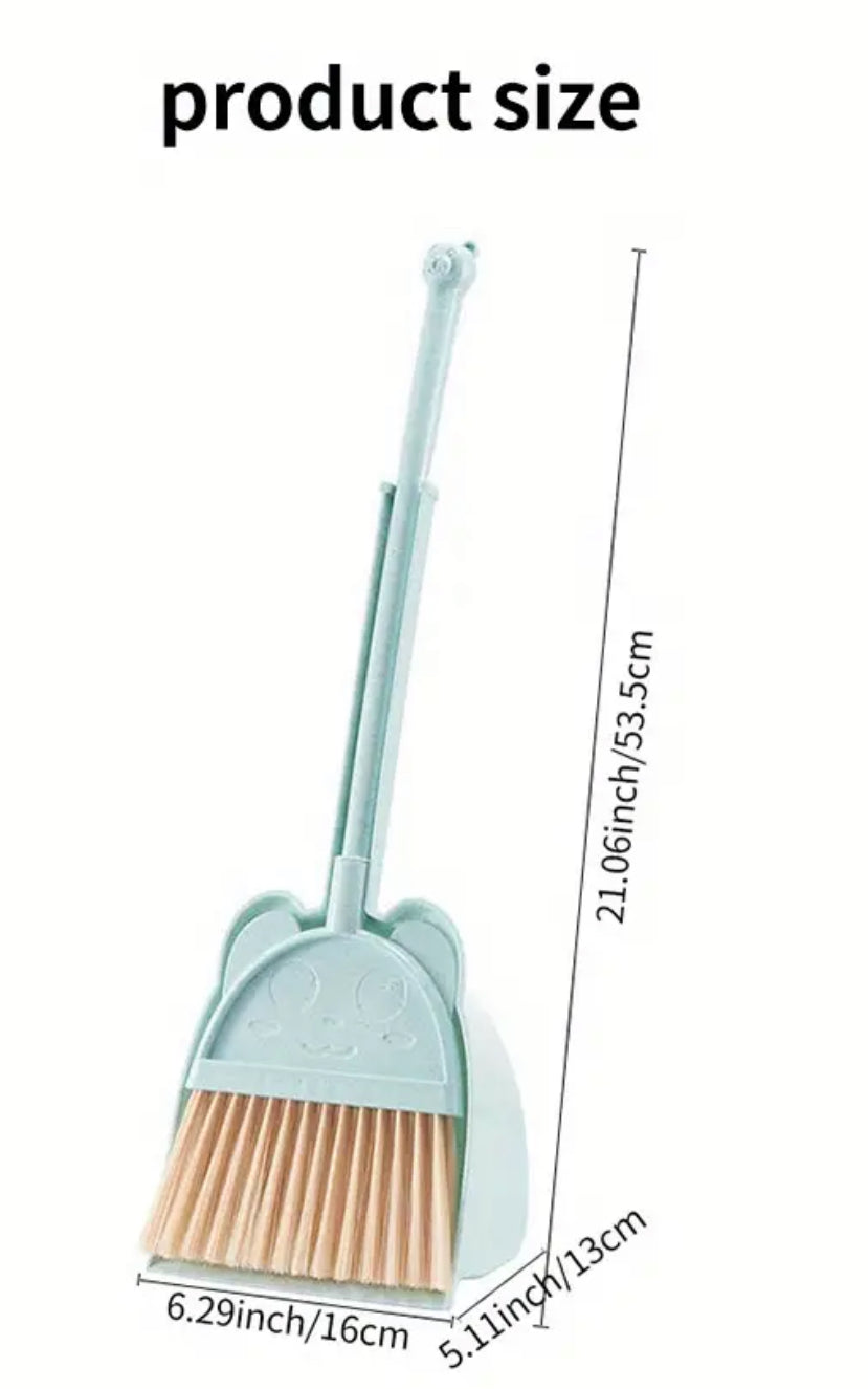 Clean Your Home in Style with this Mini Broom & Dustpan Set!