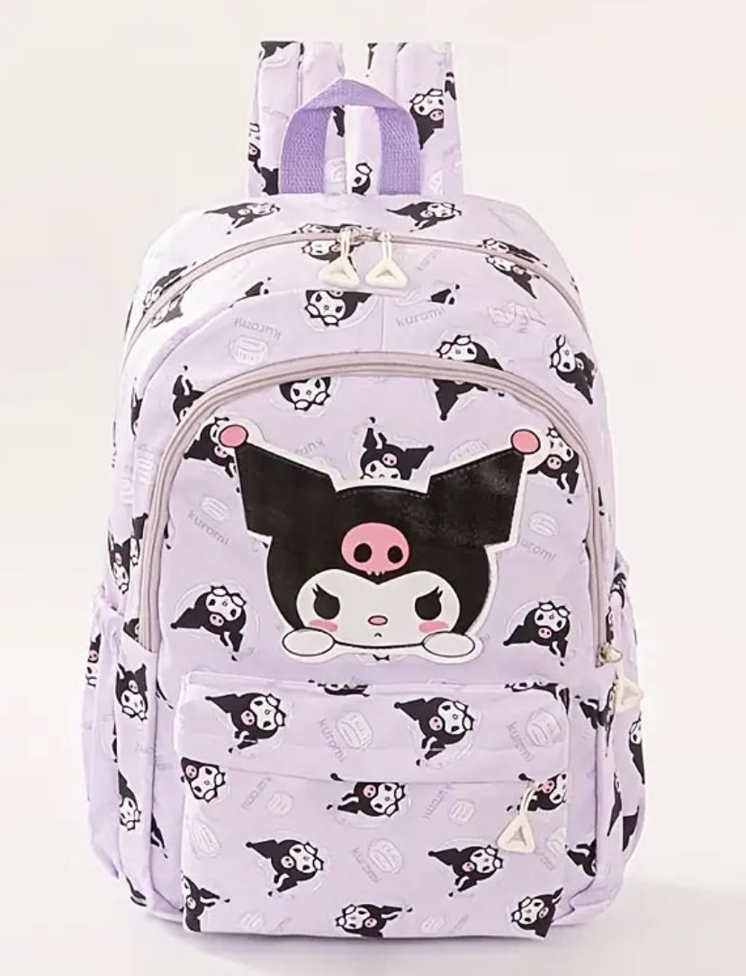 Sanrio Backpack With Adjustable Straps, Lightweight And Casual