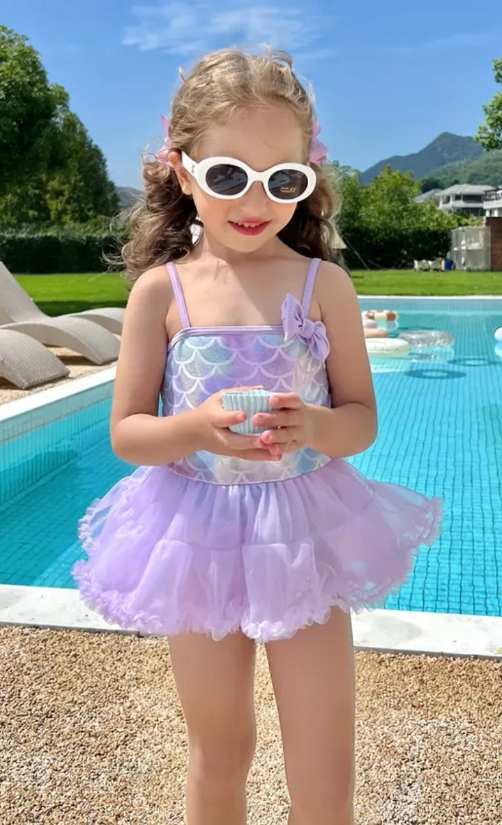 Dreamy Fish Scale Tutu Swimwear