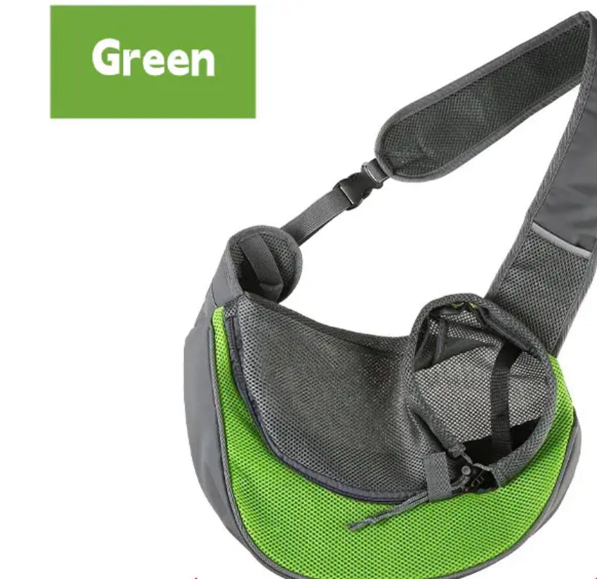 “Puppy Love” or Kitty 🐱 Comfortable Pet Sling Carrier, Breathable Mesh & Oxford Fabric