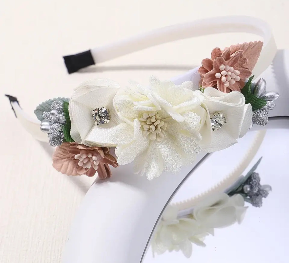 1pcs “Flower Crown” Headband, Bride Wedding, Hair Accessories