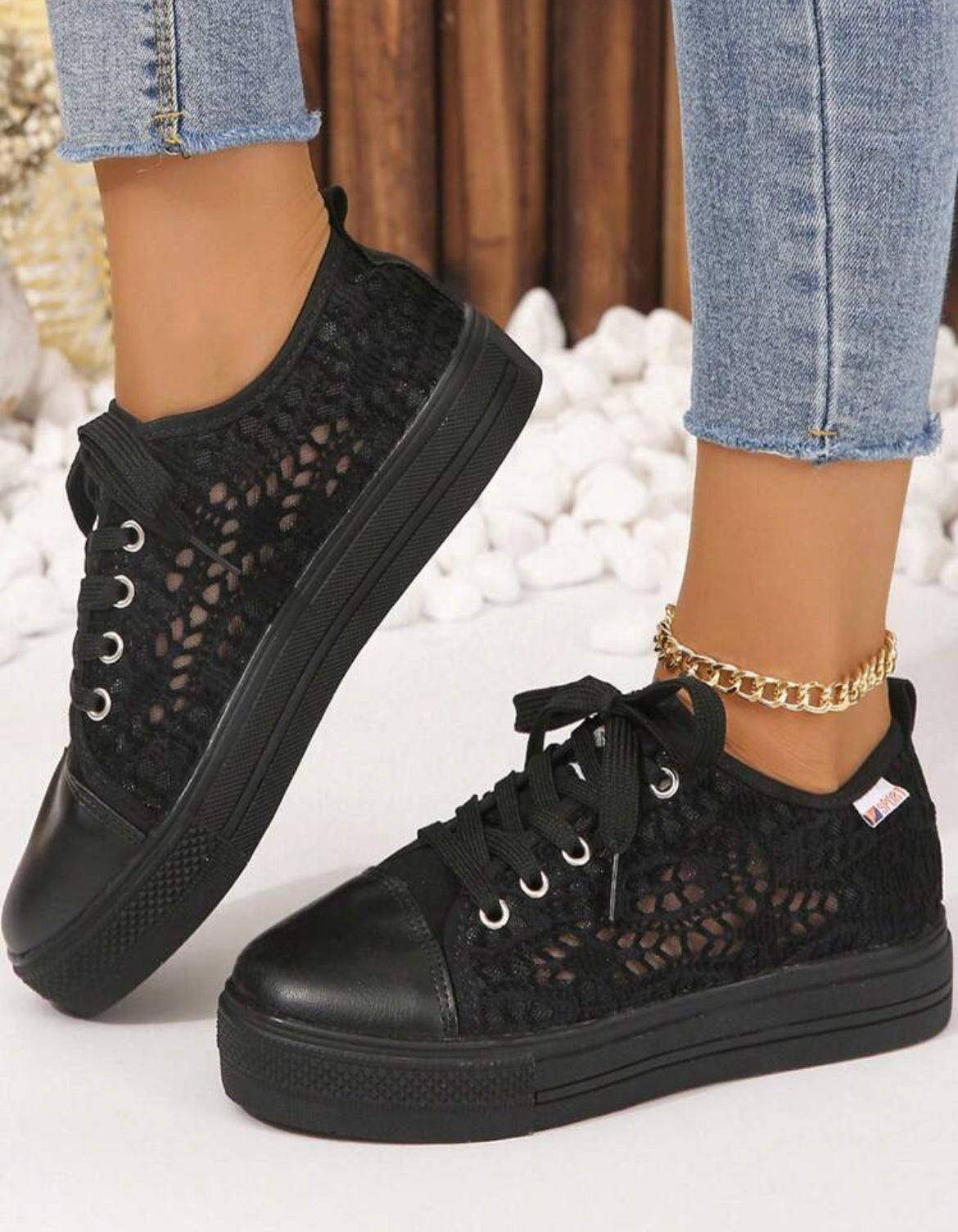 Women’s Lace Up Platform Sneakers