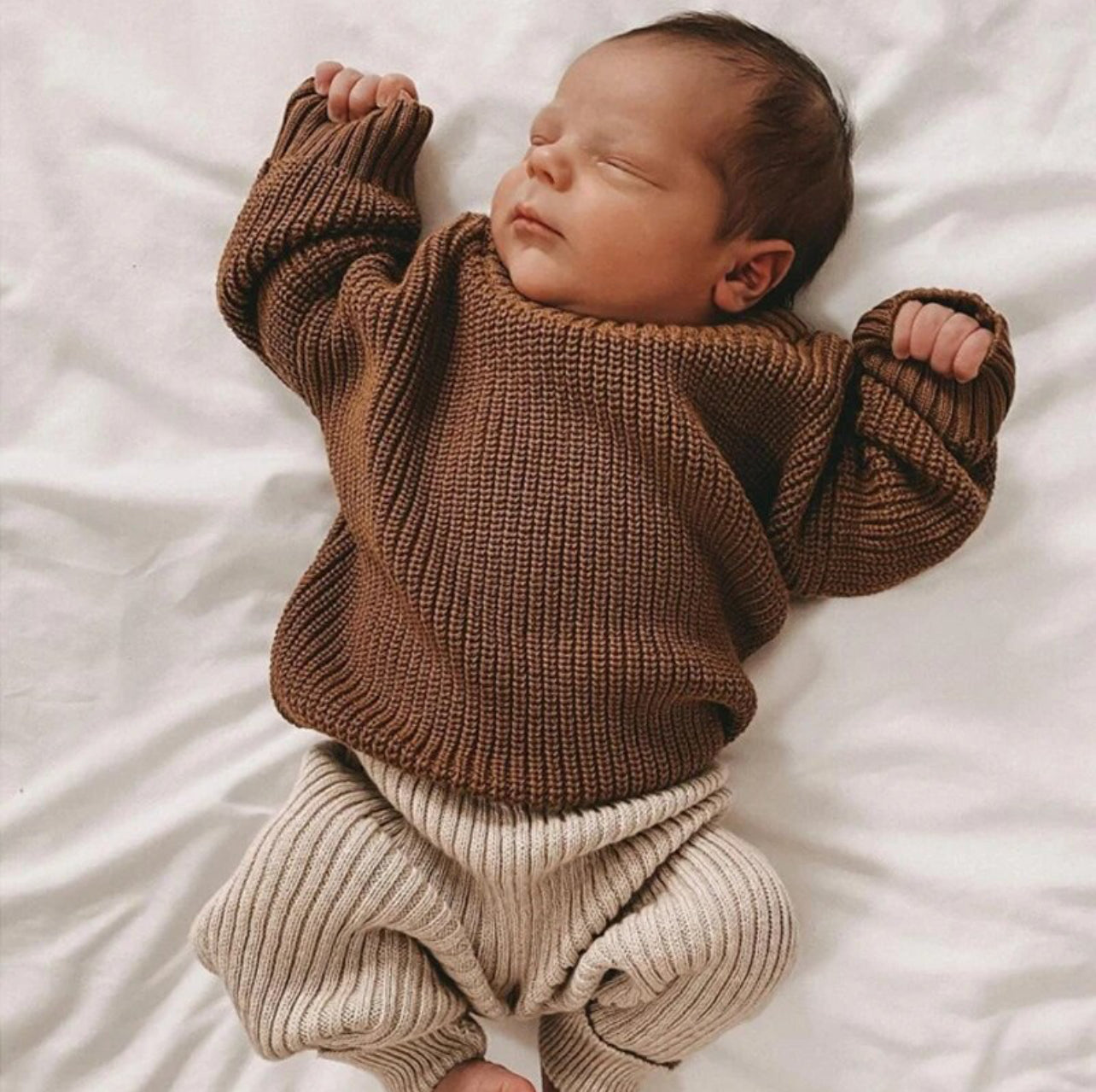 Baby Knitted 🧸 Earthies Sweater