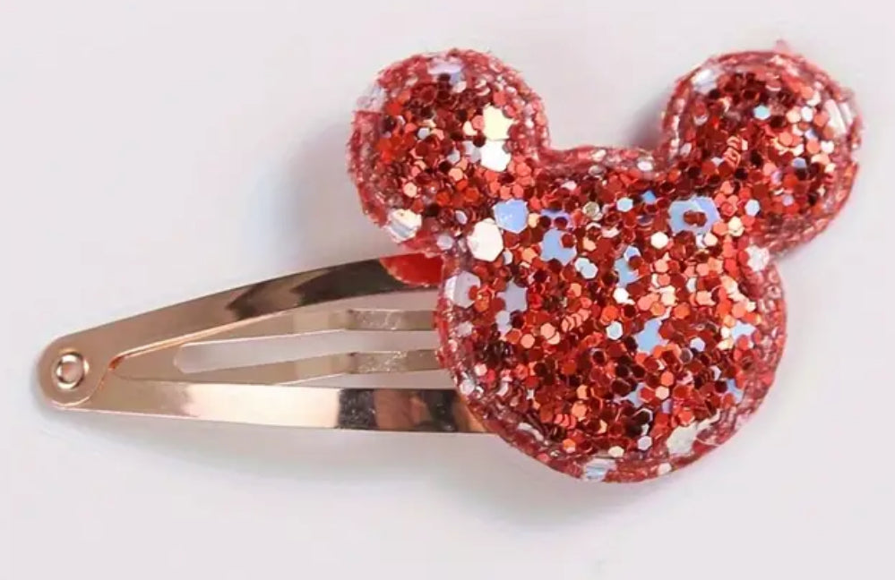 Disney Glitter Hair Clip Accessories