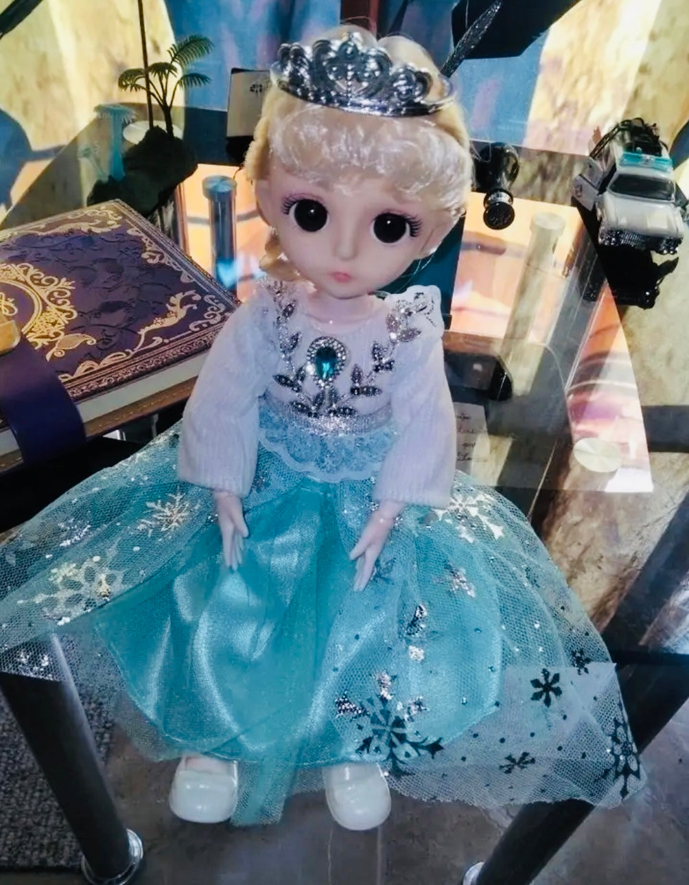 Vintage “Frozen” Doll, Perfect Gift, 11.8" Sentimental Dolls Collection