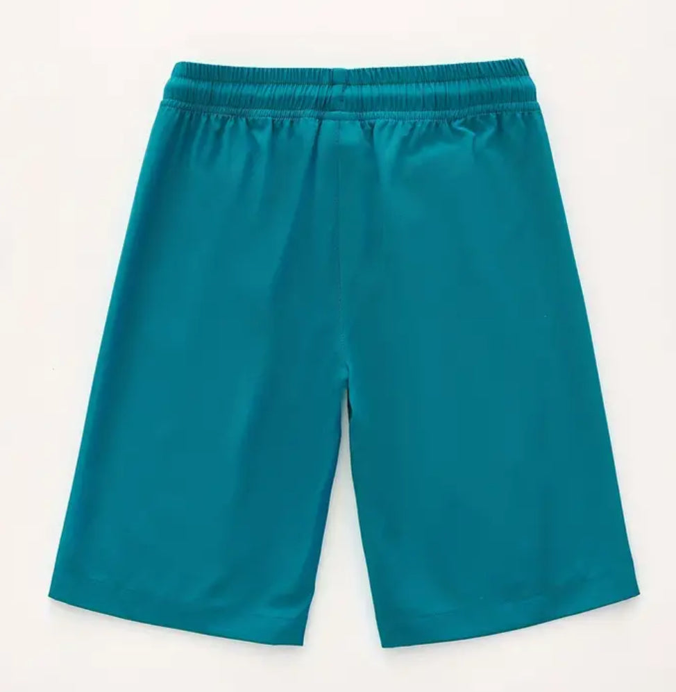 “Boys Summer” Athletic Shorts With Pocket, Casual Elastic Waist