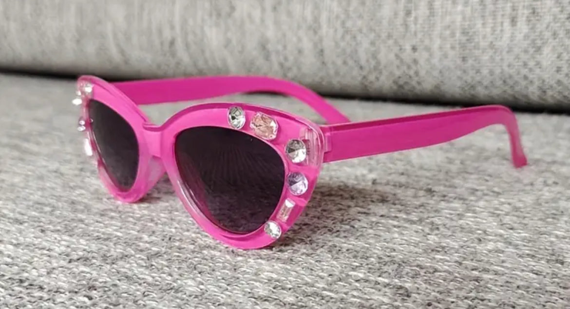 Gafas de moda con diamantes Y2K para niñas, gafas de moda para niños