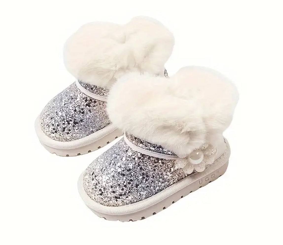 “Princess Snow” Girls Winter Boots, Warm Children Fashion Boots, Outdoor Non-slip