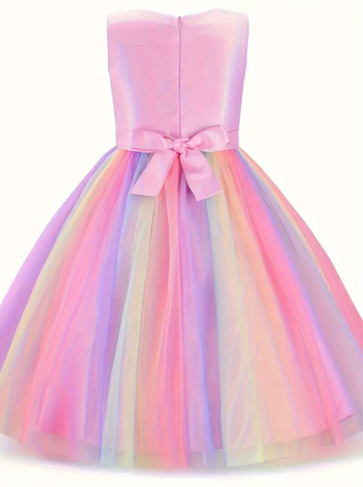 Little Girl's Sequin Rainbow Dress