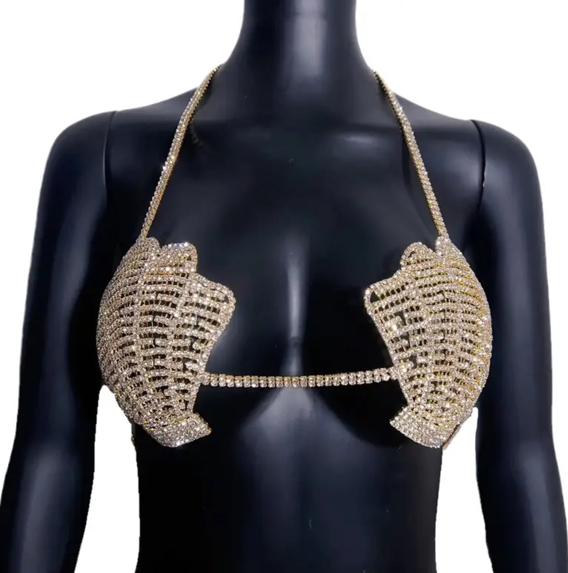 ‘Rhinestone Sea Shells’ Glamorous Bikini Body Chain