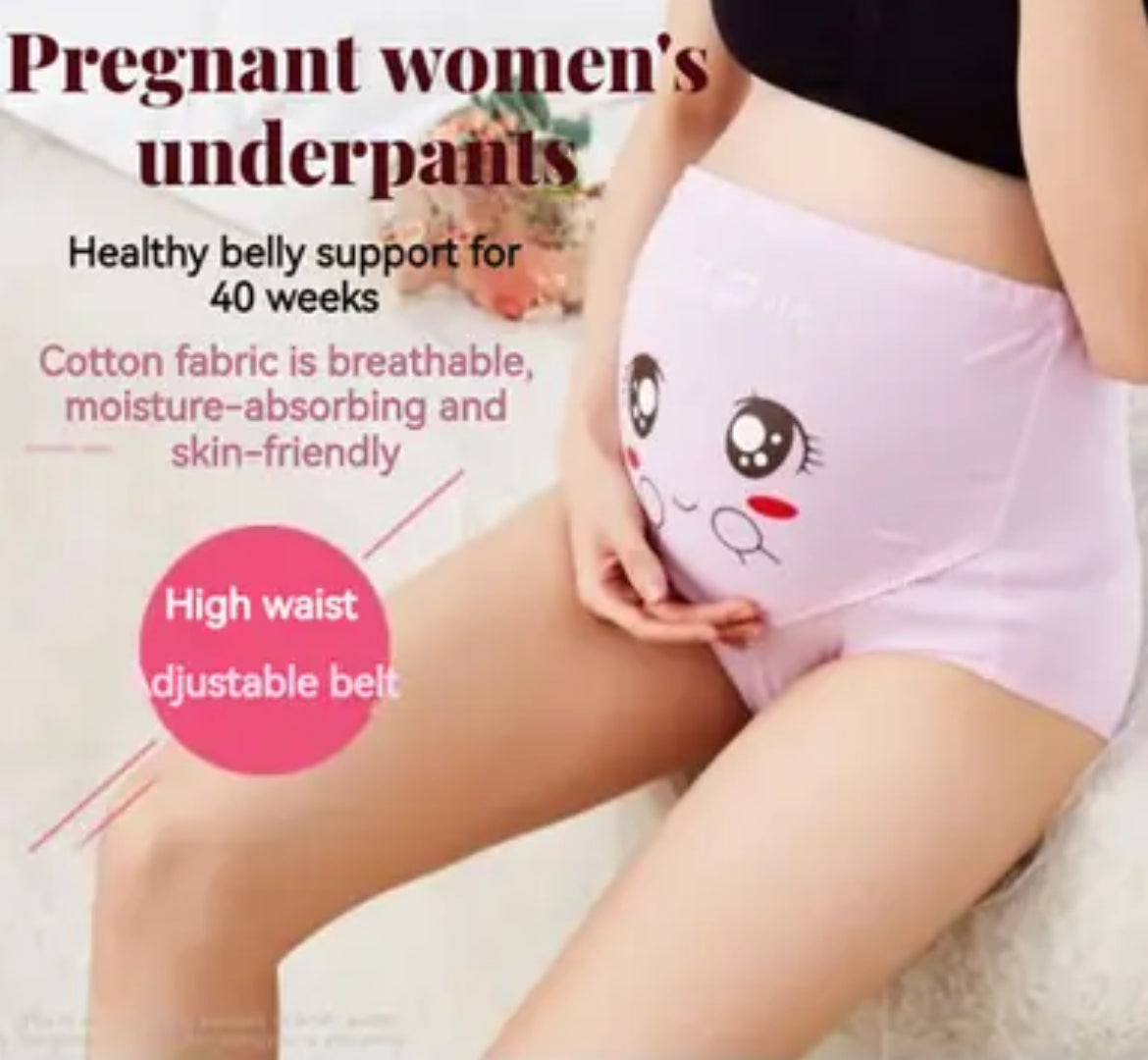 Cotton Panties For Pregnant Maternity Underwear Panty Clothes for Pregnant Women Pregnancy Brief High Waist Maternity Intimates