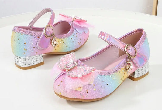 Moons & Stars, Princess Rainbow Glitter , Low Heel