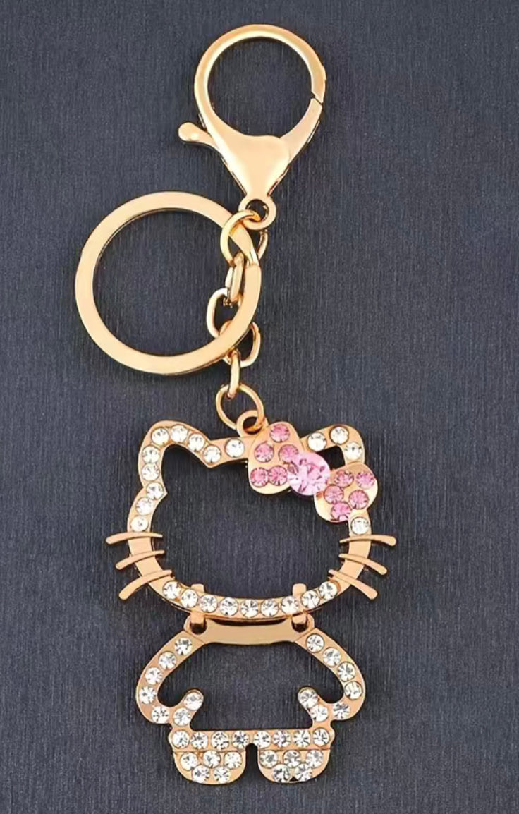Sanrio Hello Kitty Rhinestone Keychain
