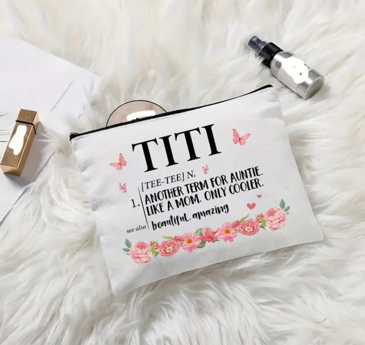 TITI 🩷Funny Aunt Gifts Makeup Bag
