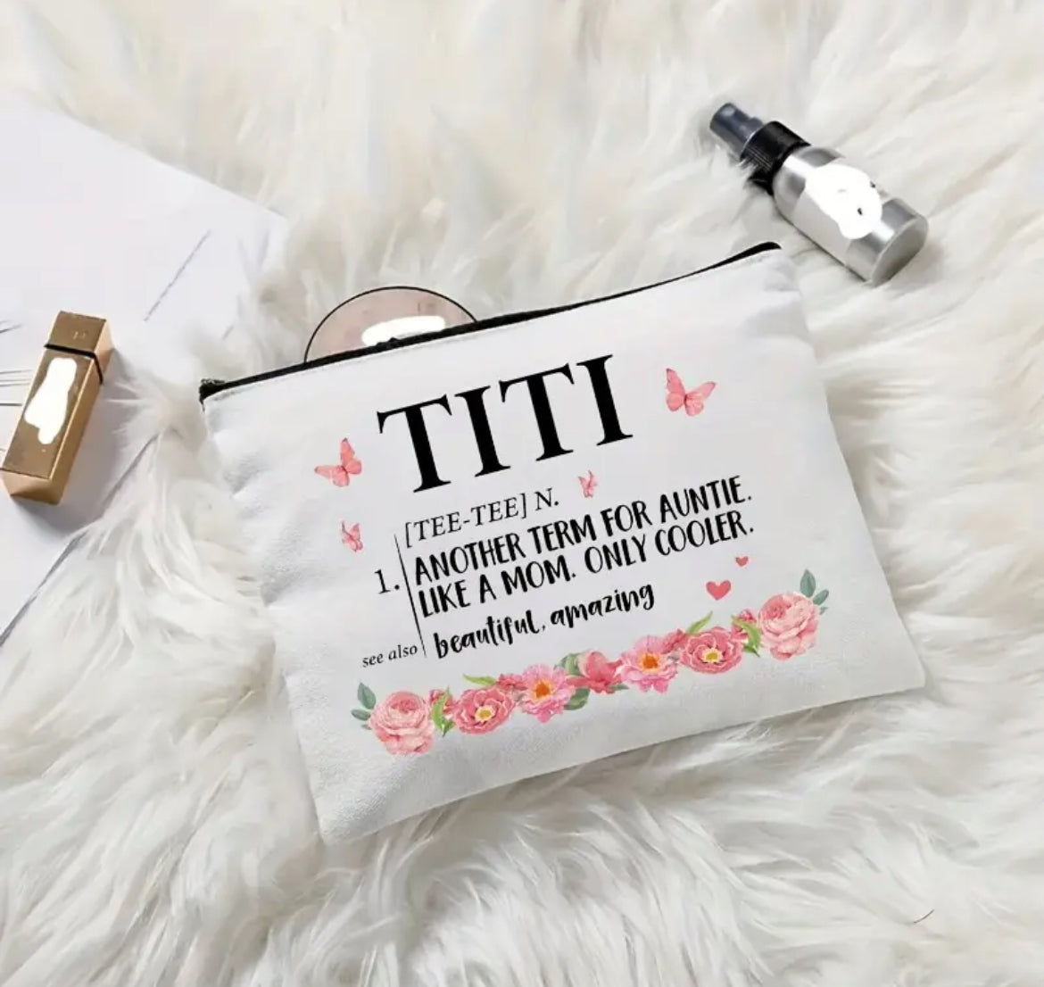 TITI 🩷Bolsa de maquillaje con regalos divertidos para tías