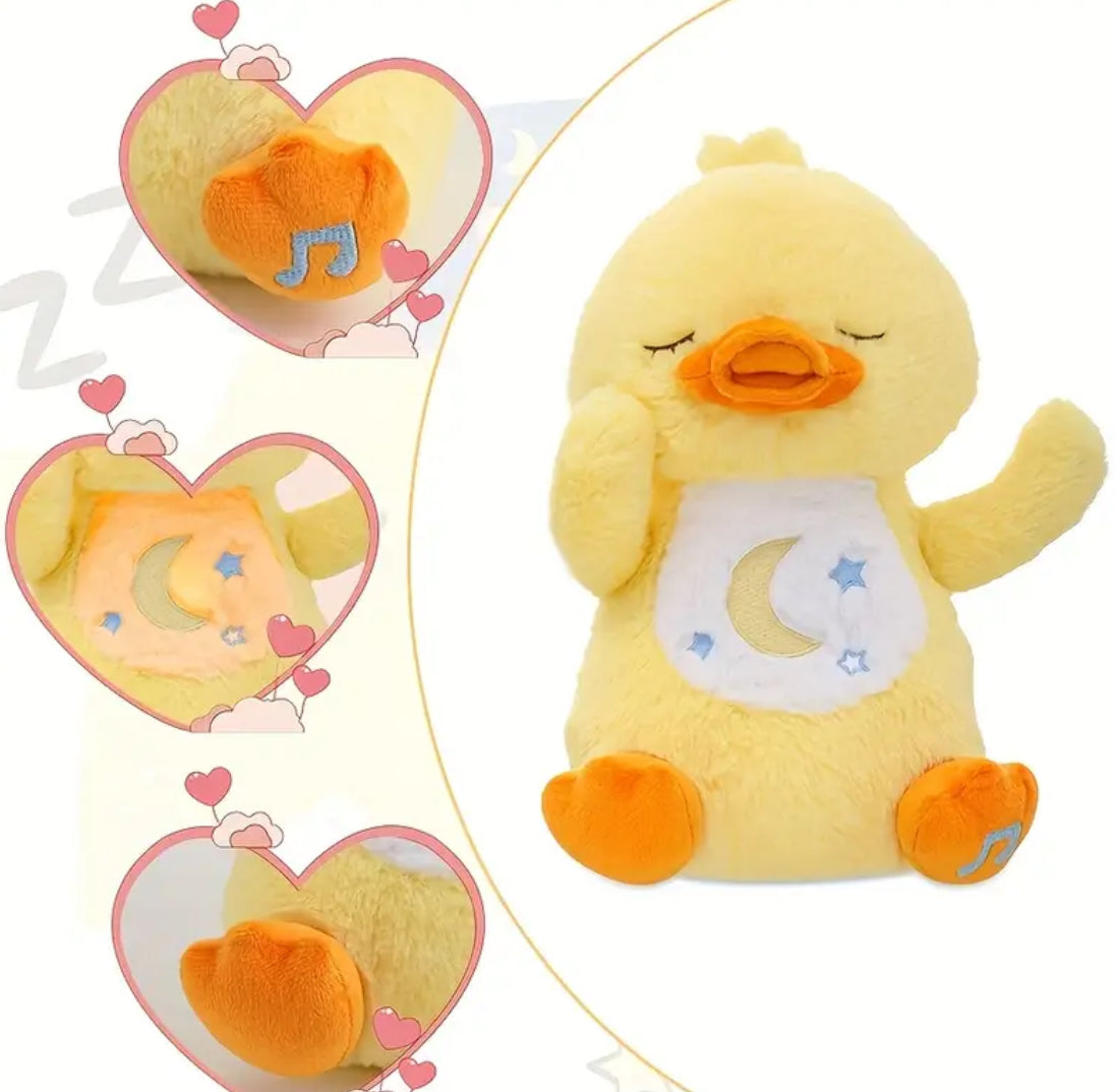 “Sleepy Buddies” Plush Toy with Sound, Featuring Soft Music & Timer