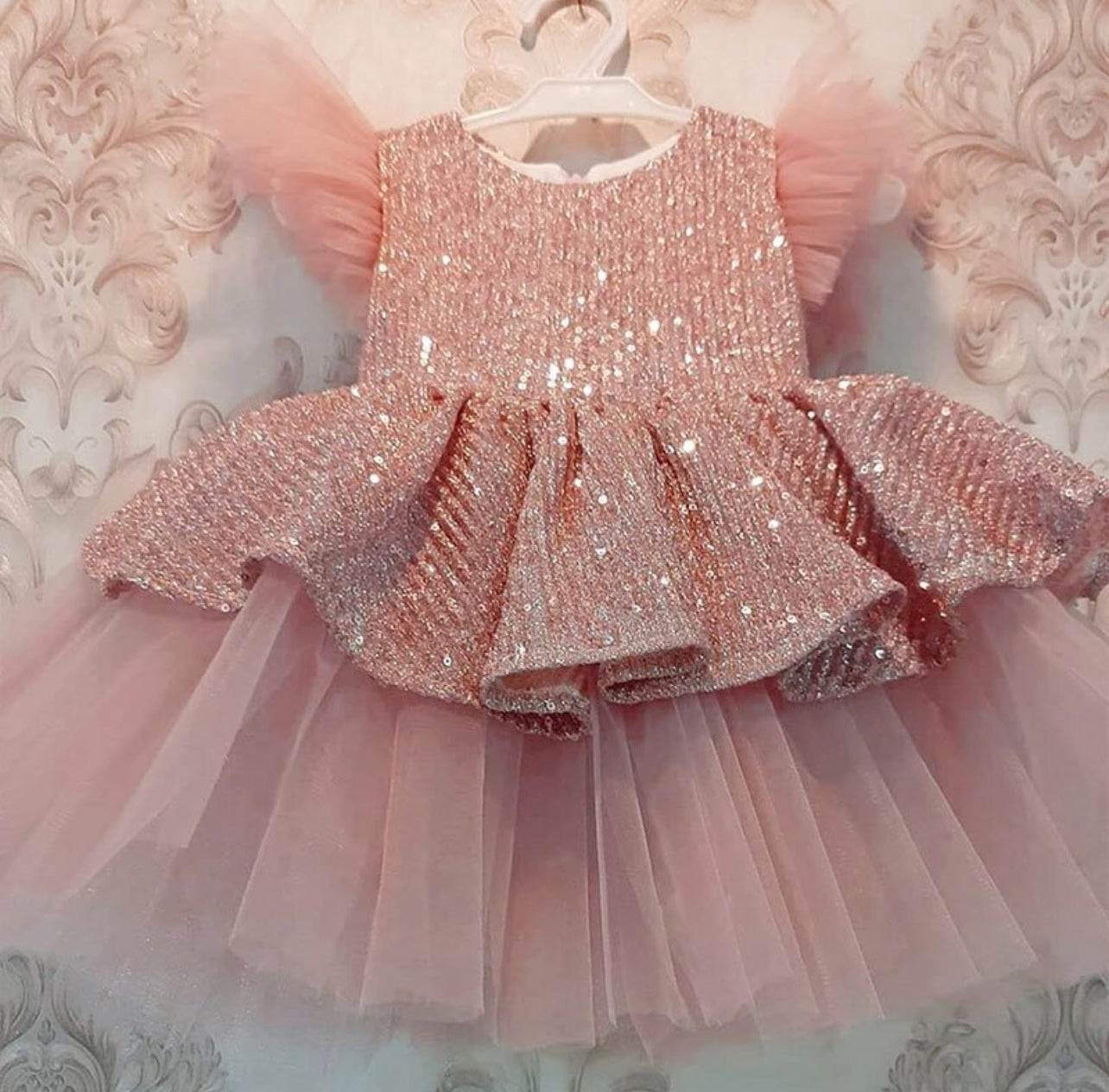 Sequin Rose Tulle 🌷 Princess Glam Dress