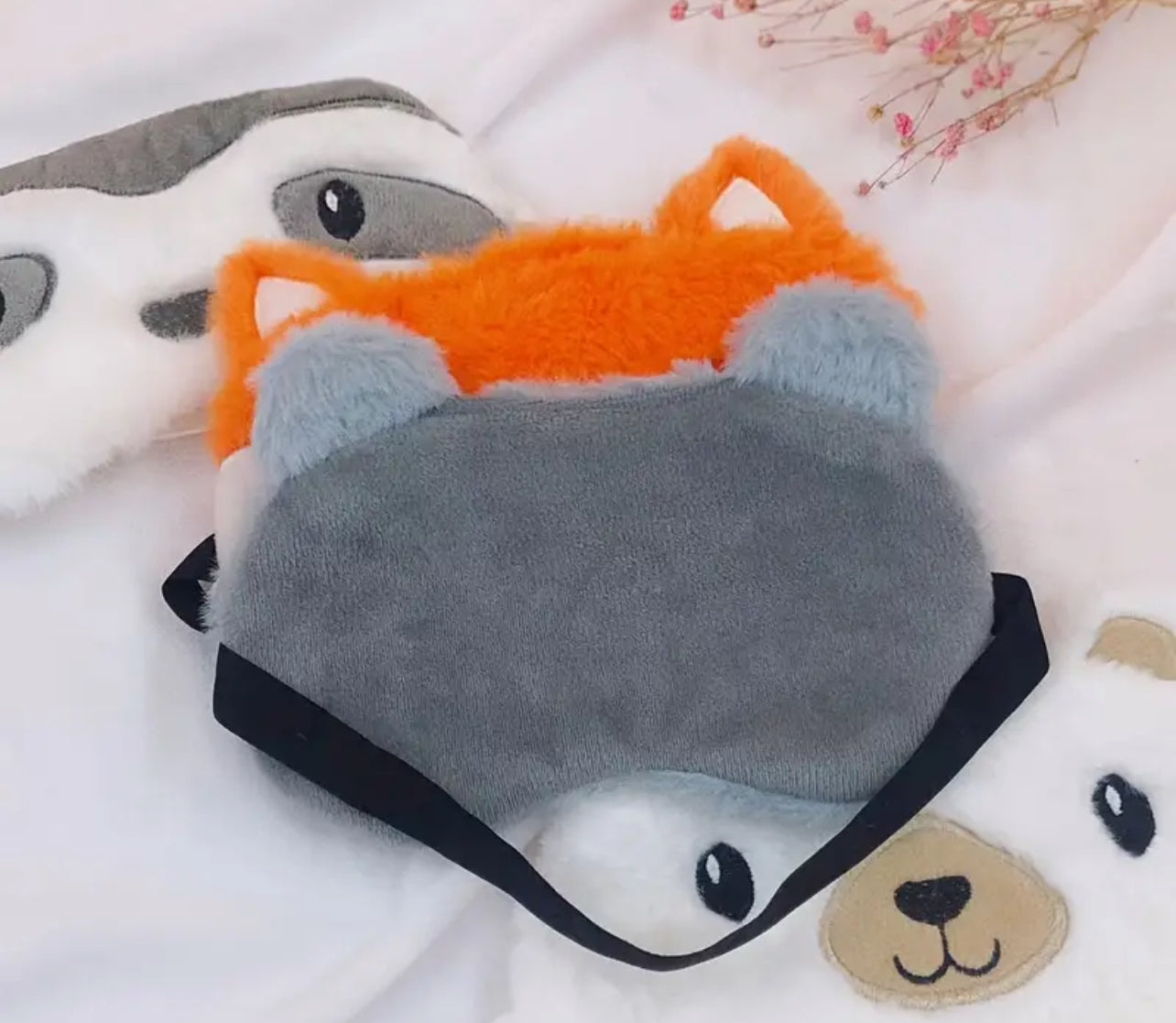 Maska e syve “Plushies Eye Mask” Maska për sytë e fjetur për fëmijë