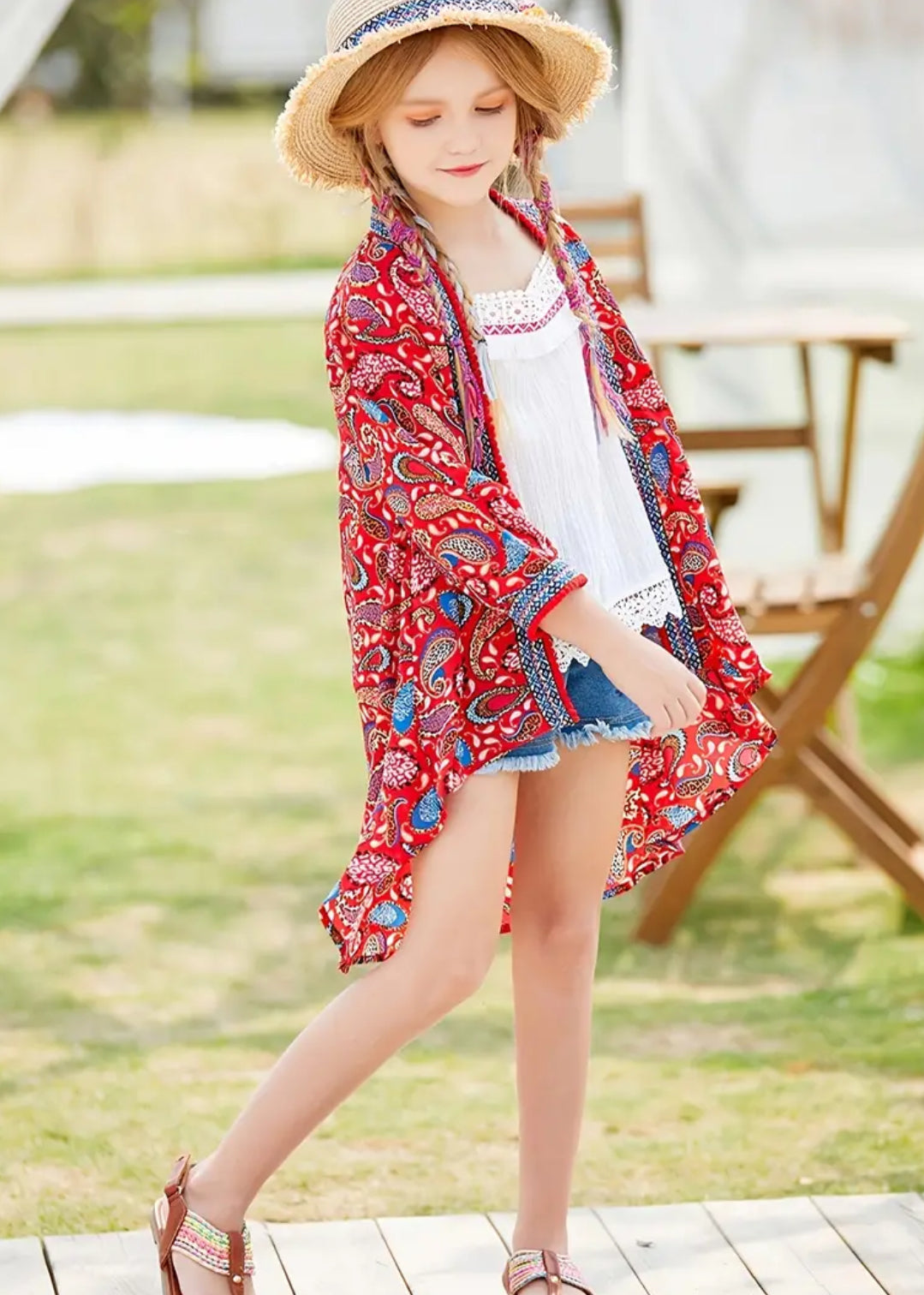 Bohemian attire kids fashion