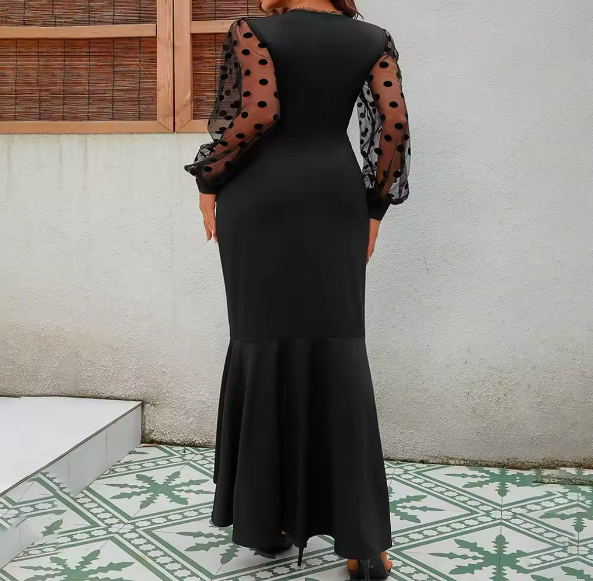 ‘Delila’ 1XL to 4XL | Slimming Elegant Mermaid Dress