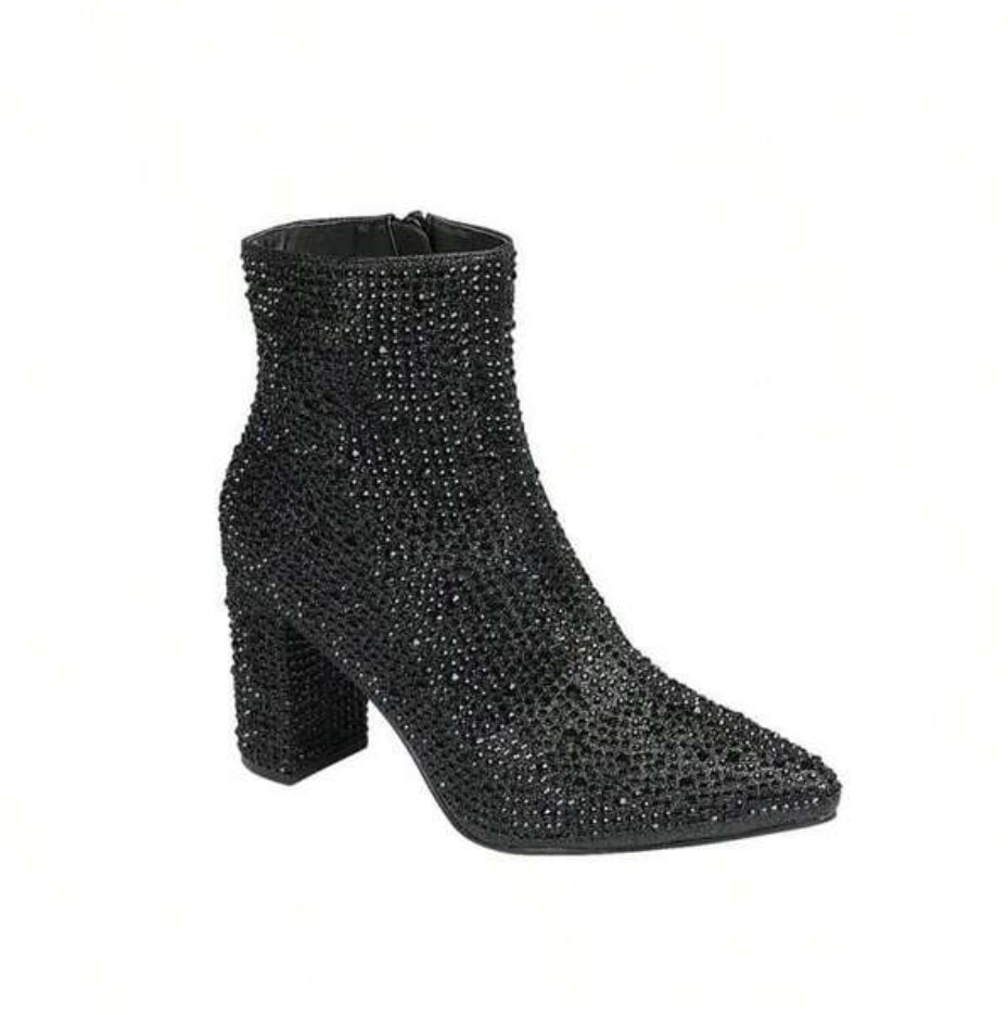 “Giselle” Rhinestone Booties Forever