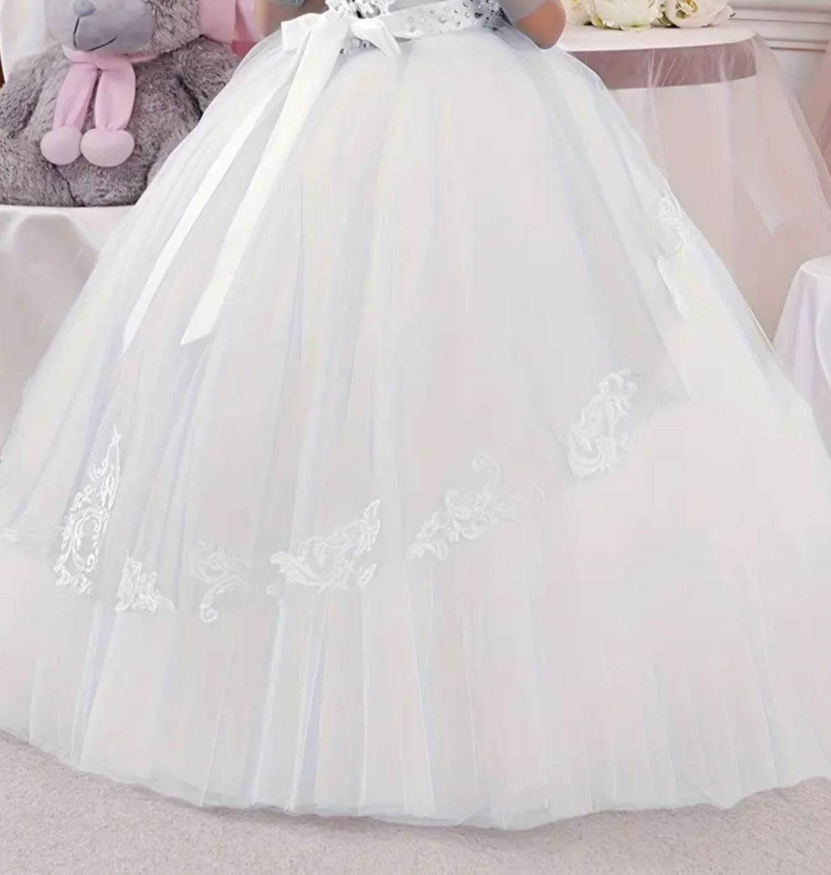 “Flower Girl” First Communion, Pageant dress