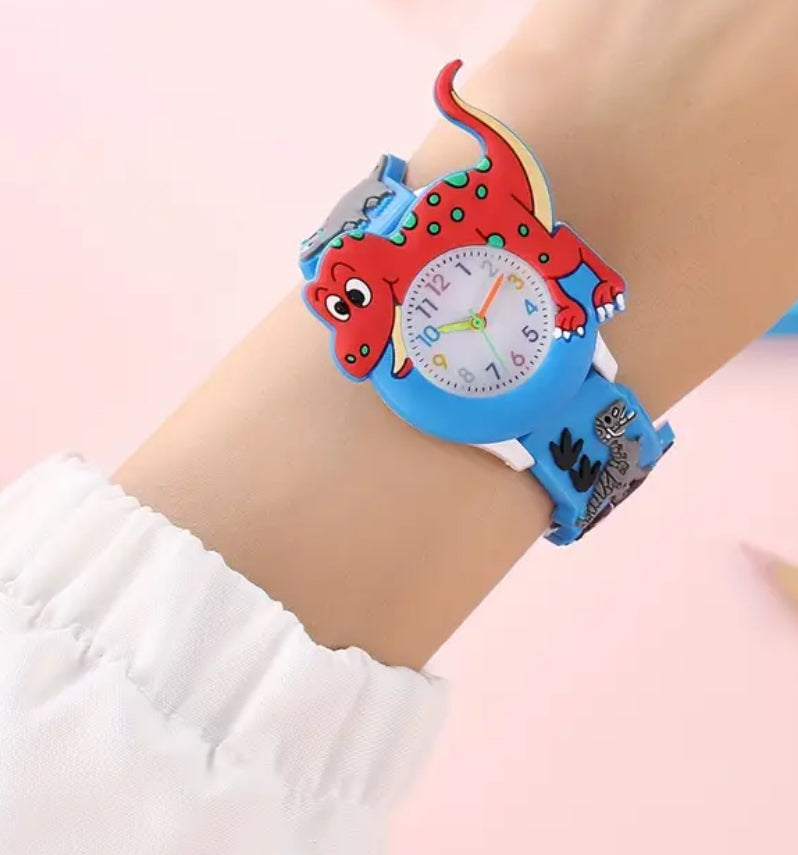 🦖 “T-Rex” Silicone Strap Children's Watch, Ideal choice for Gifts