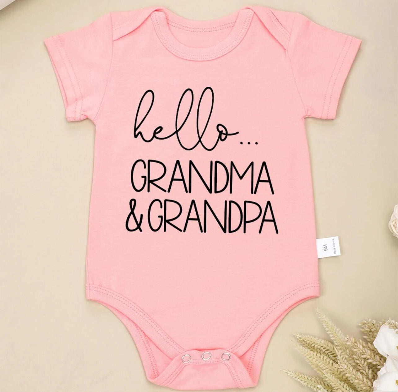 Hello Grandma & Grandpa, Onesie