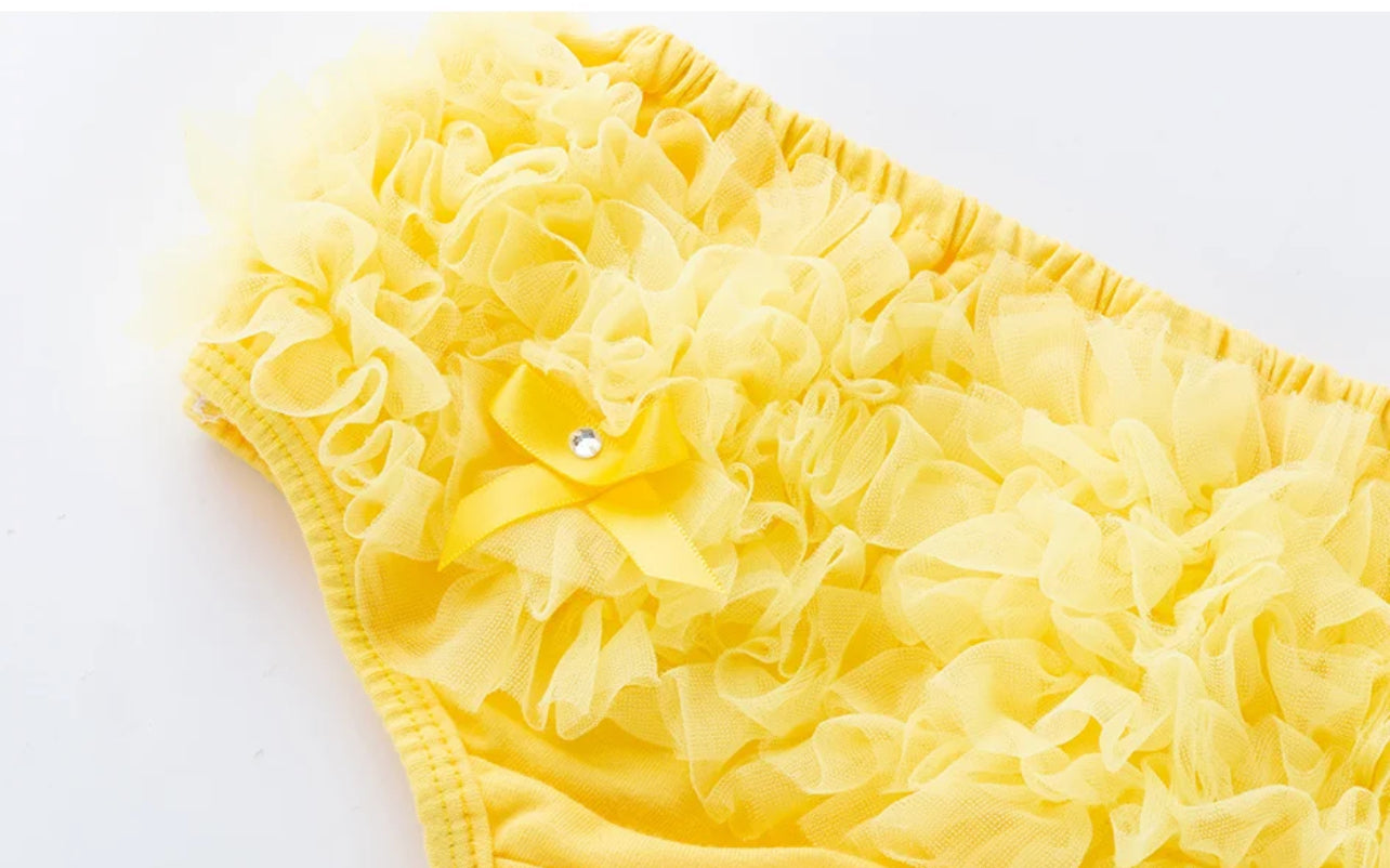 Baby Cotton Bloomers, Ruffled Diaper Covers