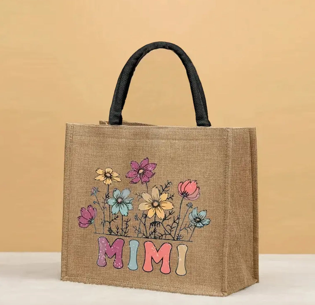 Bolso de mano de gran capacidad “MiMi Tote Bag”, bolso de hombro portátil para exteriores