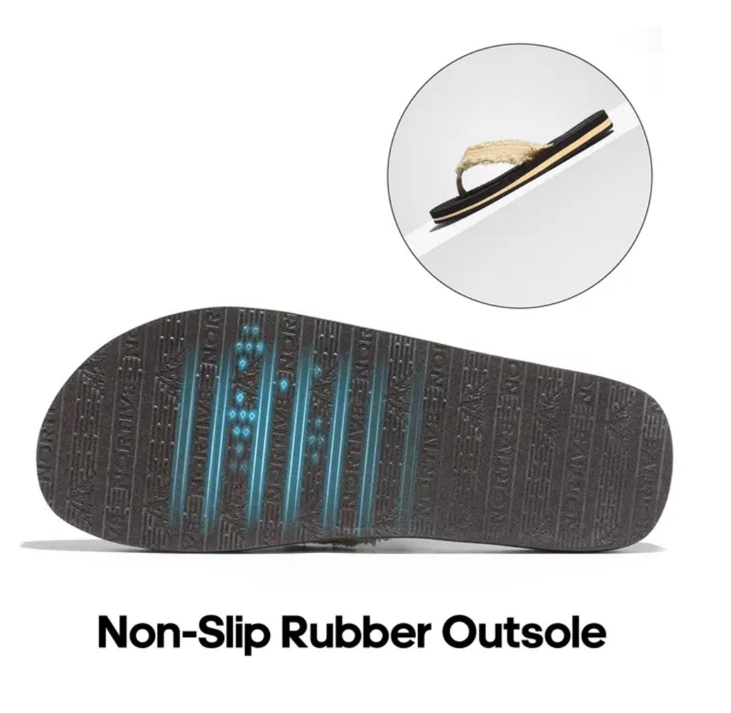 Men's ‘Beaches’ Memory Foam Flip Flop Sandals