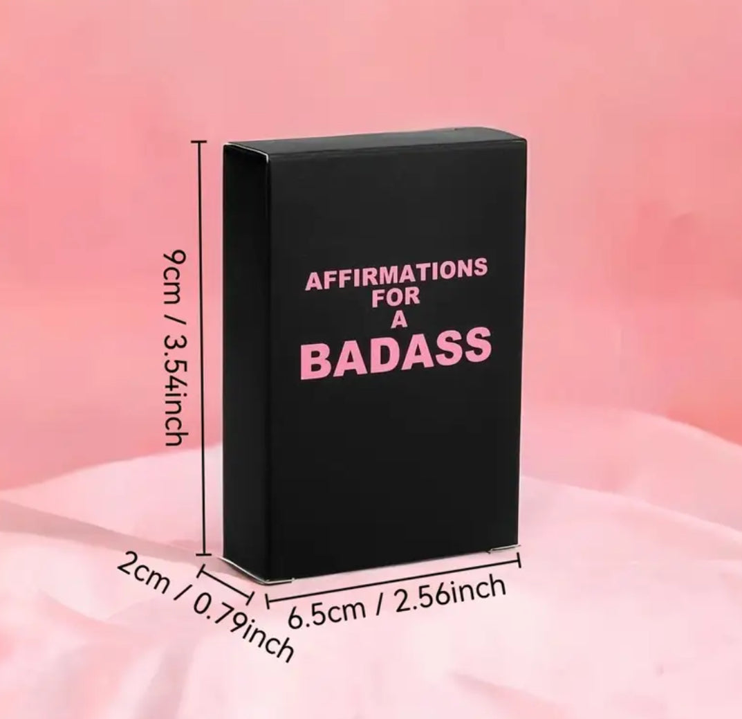 Badass Affirmation Cards for Women - Daily Motivational & Inspirational Quotes