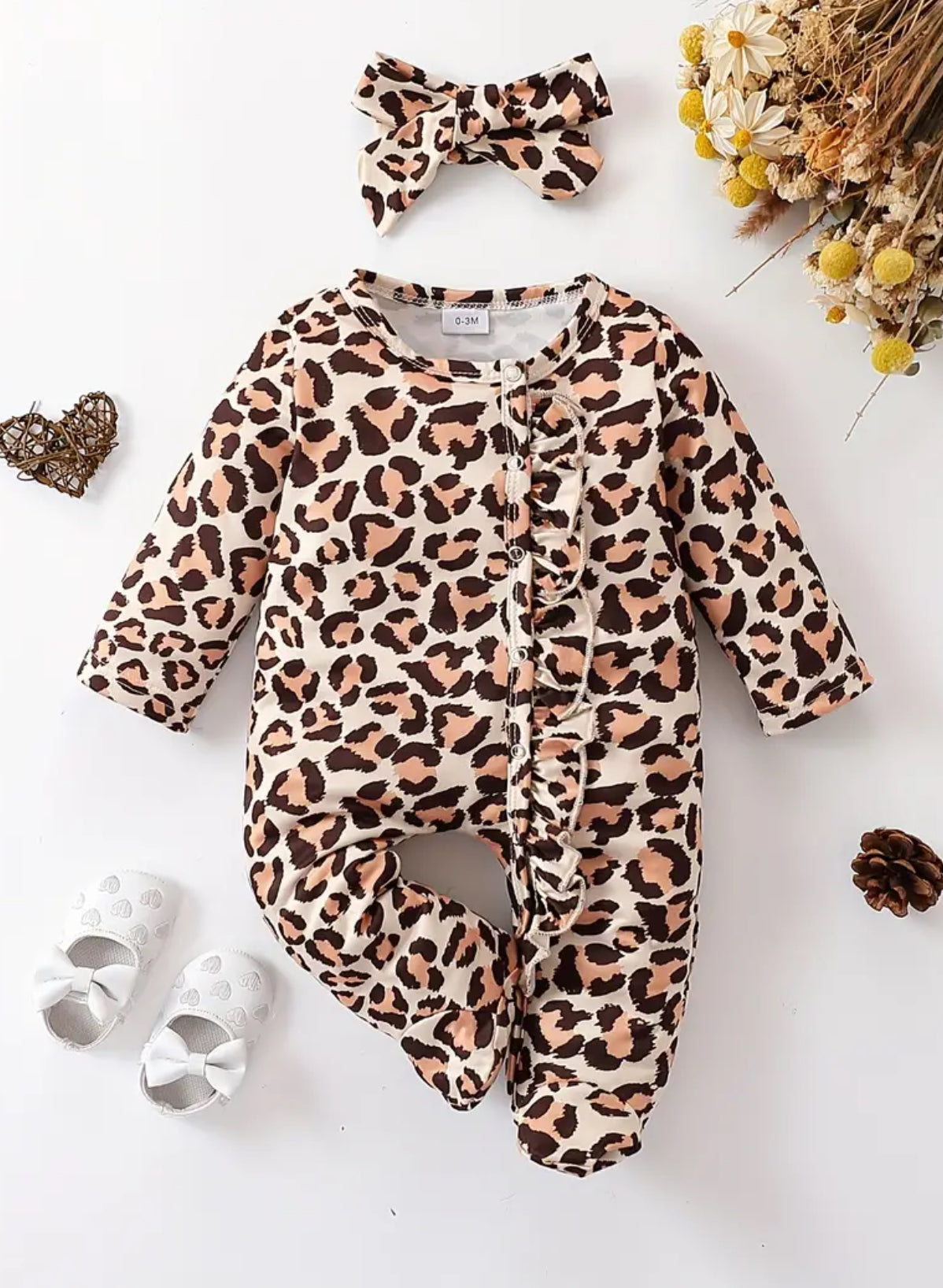 Girls, Infant Romper & Jumpsuit - Long Sleeve Onesie