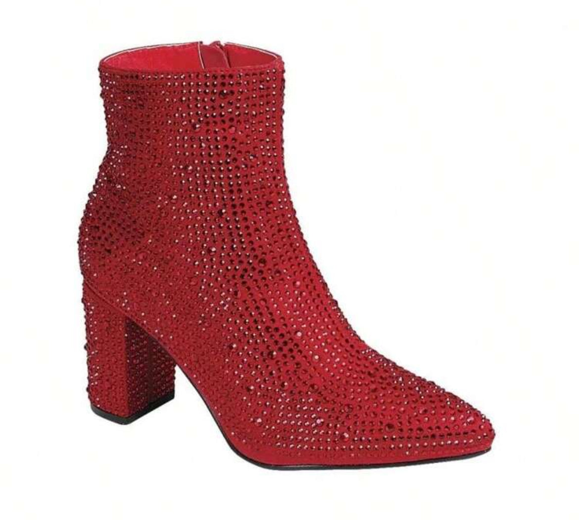 “Giselle” Rhinestone Booties Forever