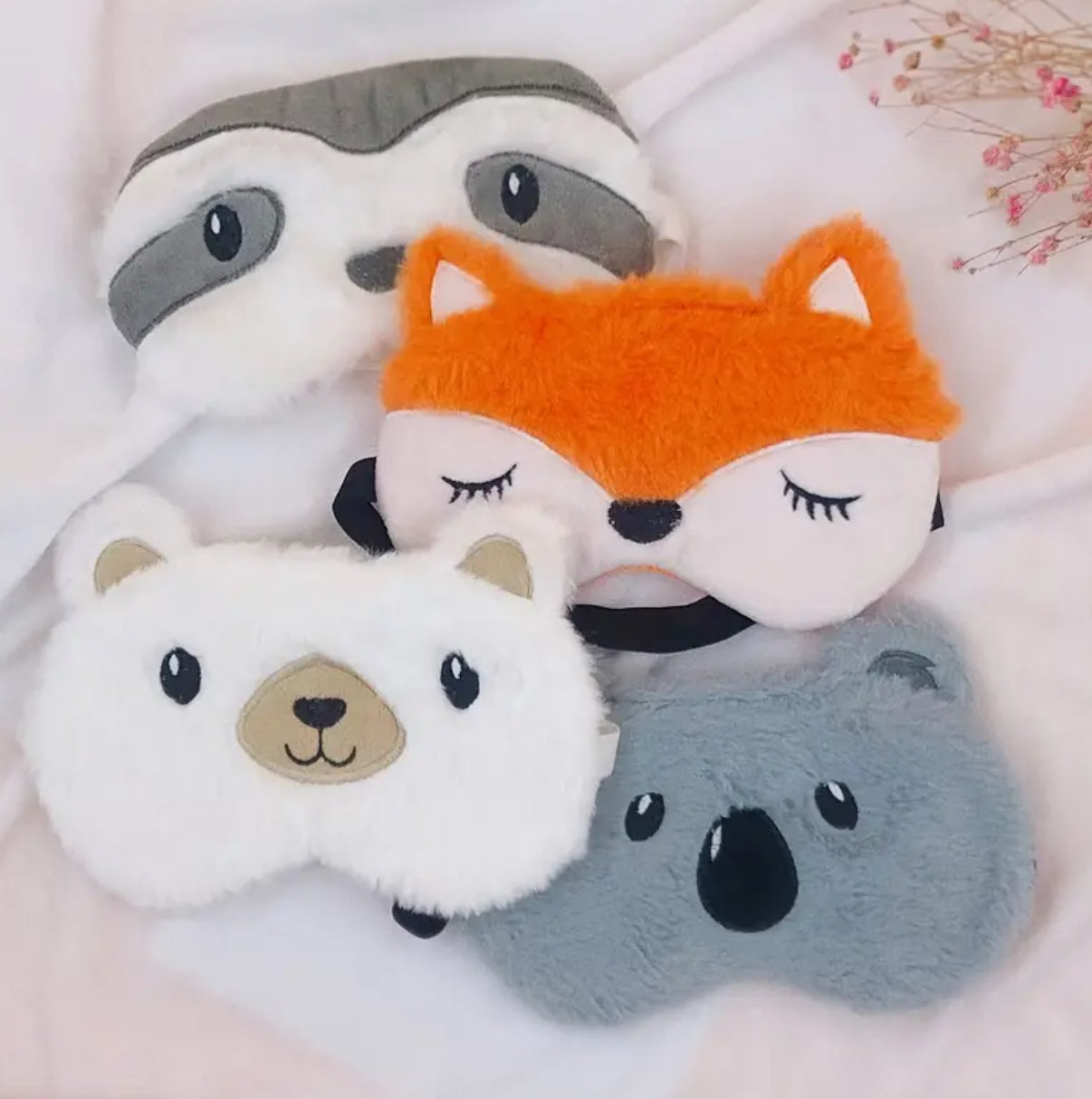 Maska e syve “Plushies Eye Mask” Maska për sytë e fjetur për fëmijë