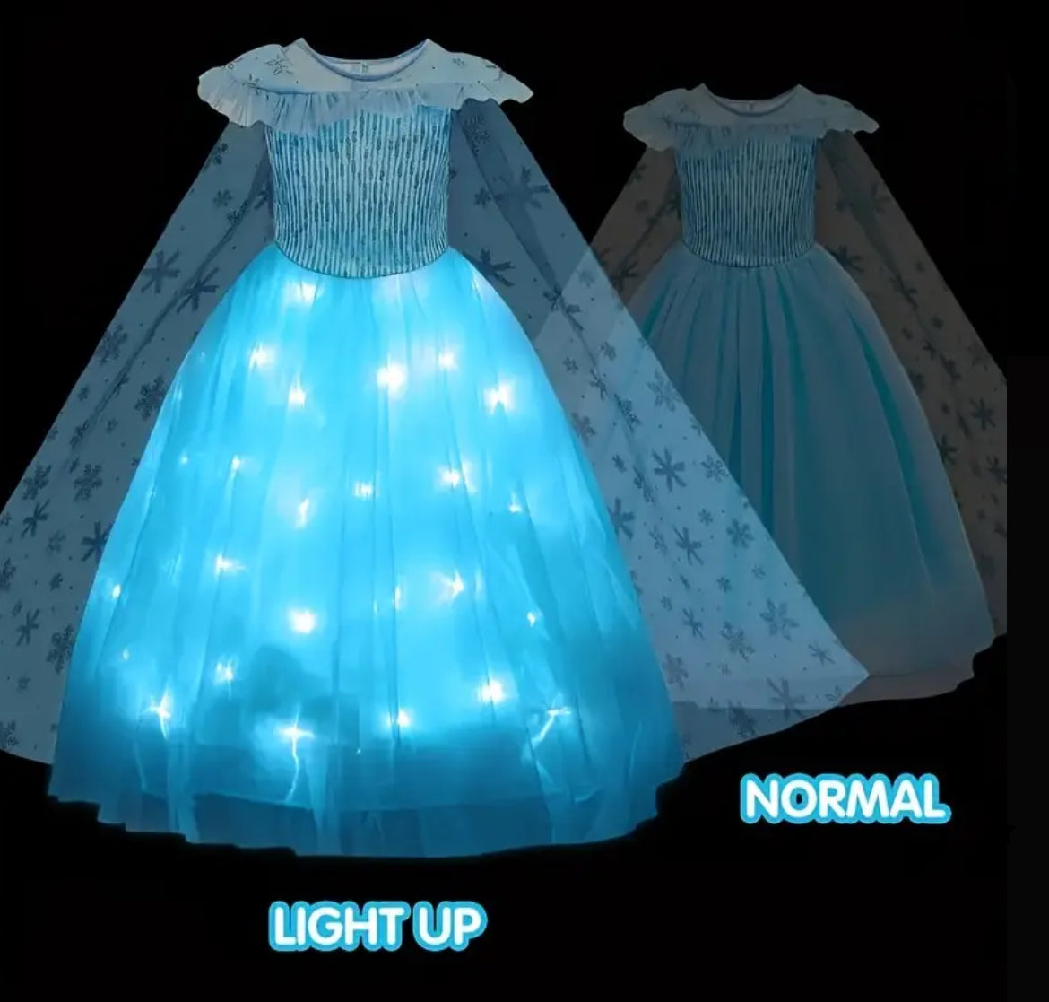 Elsa Light Up LED Dress