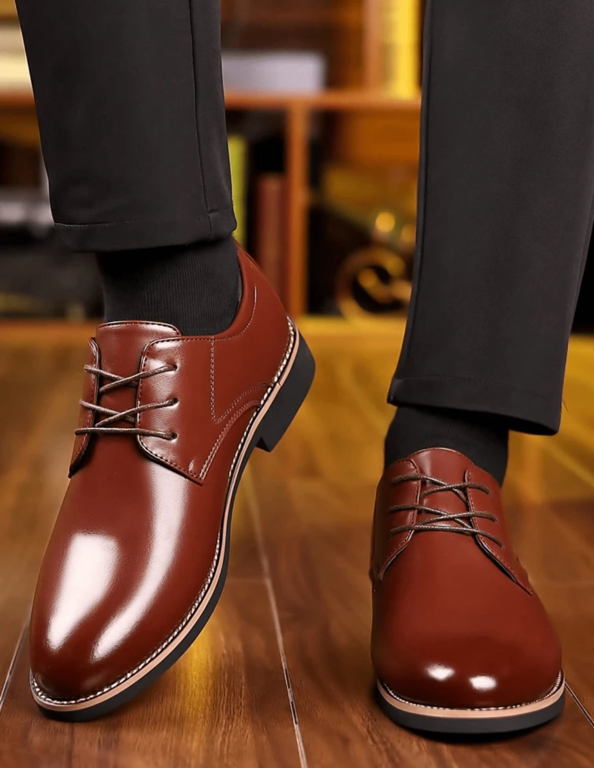 Zapatos de negocios casuales para hombres 'ricos'